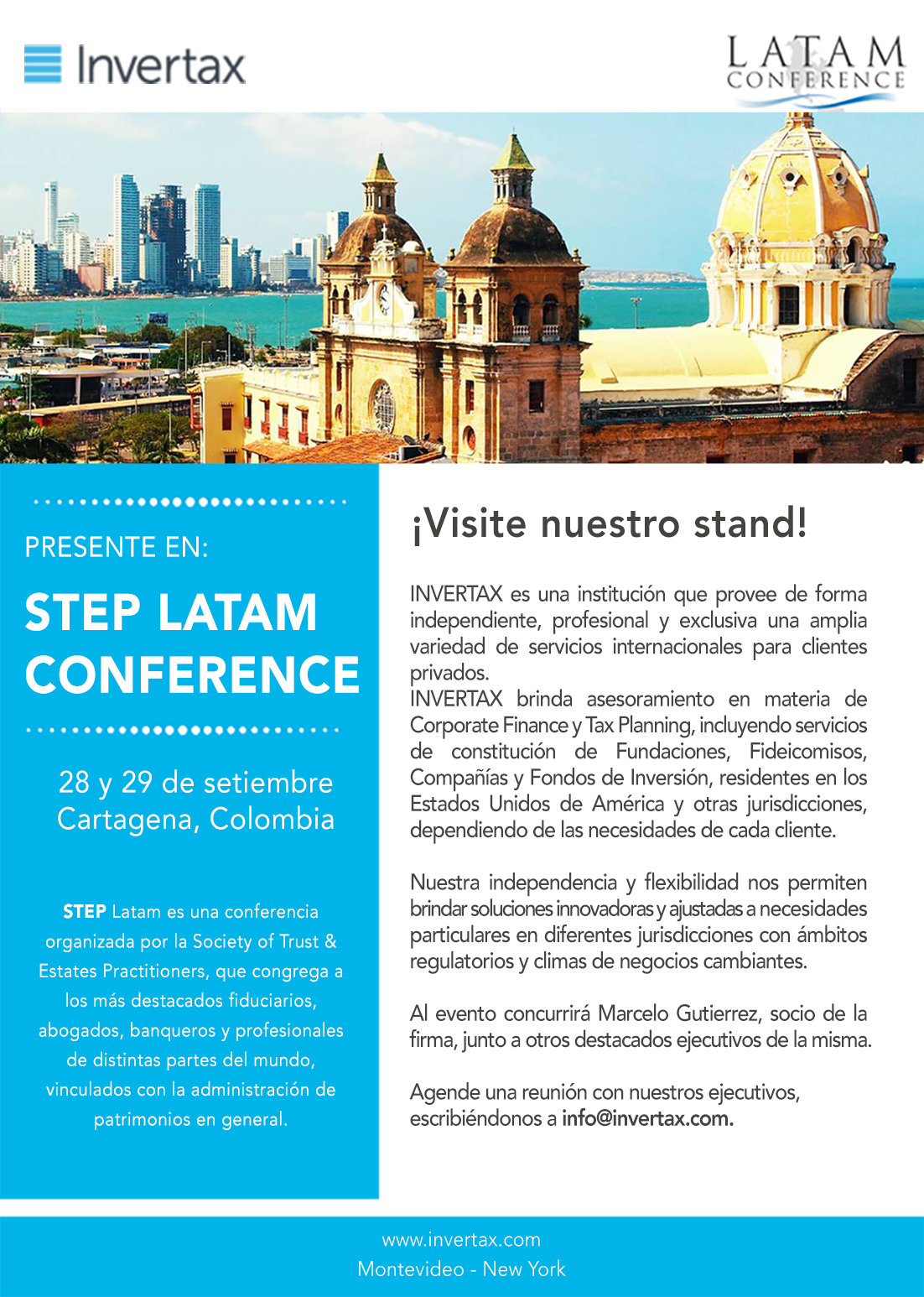 Invertax presente en STEP Latam Conference Invertax